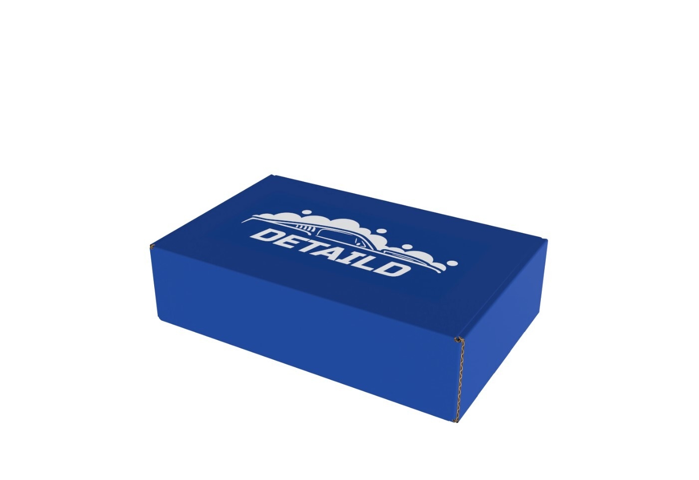 a blue box